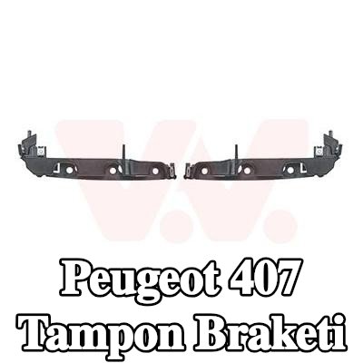 VAN WEZEL Ön tampon braketi — Peugeot 407