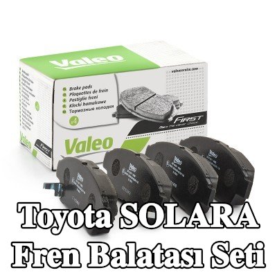 VALEO Fren balatası seti FIRST, Ön Aks, 18mm, gıcırtı önleyici plaka olmadan — 2000 Toyota Solara