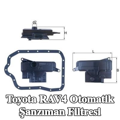 MAHLE Conta/sızdırmazlık elemanlı otomatik şanzıman filtresi — 2016 Toyota Rav4