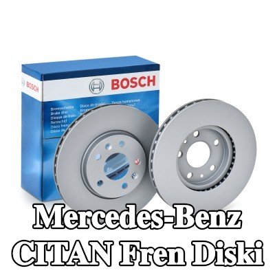 BOSCH Fren diski Dış Çap: 296mm, Havalandırmalı, Kaplamalı — Mercedes-Benz Citan