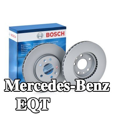 BOSCH القطر الخارجي لقرص المكابح: 296mm, مُهوى, مطلي — Mercedes-Benz Eqt
