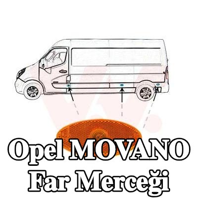 VAN WEZEL Far camı Sol, Sağ, her iki taraf — Opel Movano