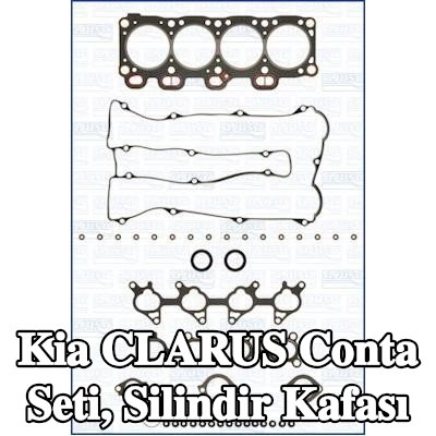 AJUSA Conta seti, silindir kapağı contalı silindir kapağı, valf gövdesi contalı, FIBERMAX — Kia Clarus