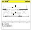 RIDEX El freni kablosu Sol, Arka, Sağ, 1643/1493+1700/1550mm — Renault Avantime (9)