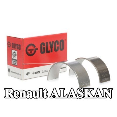 GLYCO محامل الطرف الكبير ذات ظهر فولاذي مطلي بالبرونز — Renault Alaskan