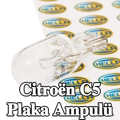 HELLA Plaka ampulü — 2002 Citroën C5