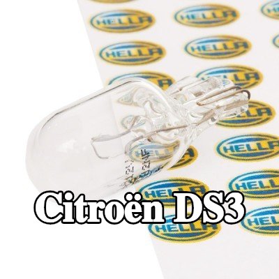 HELLA مصباح لوحة الأرقام — Citroën Ds3