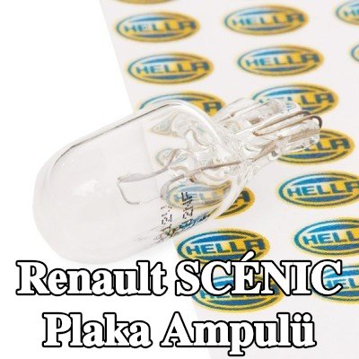 HELLA Plaka ampulü — Renault Scénic