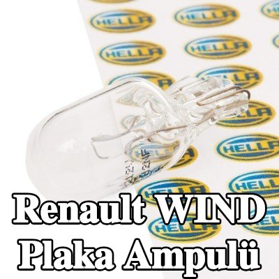 HELLA Plaka ampulü — Renault Wind