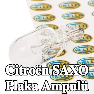 HELLA Plaka ampulü — Citroën Saxo