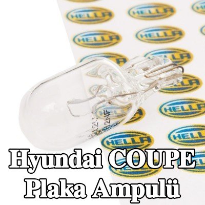 HELLA Plaka ampulü — 2000 Hyundai Coupe