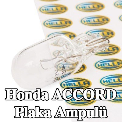 HELLA Plaka ampulü — Honda Accord