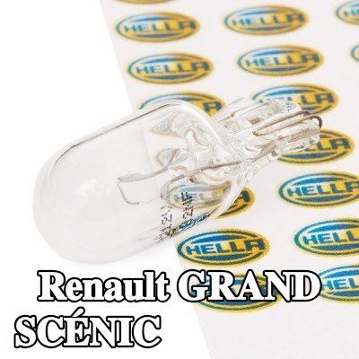 HELLA مصباح لوحة الأرقام — Renault Grand Scénic
