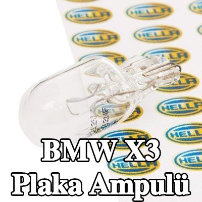 HELLA Plaka ampulü — BMW X3