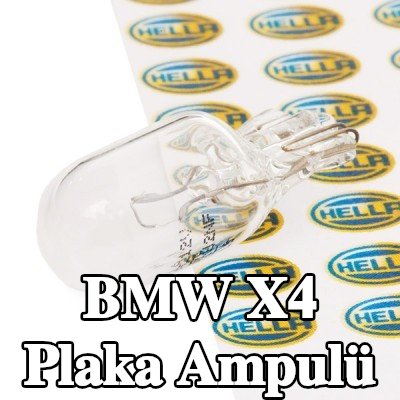 HELLA Plaka ampulü — BMW X4