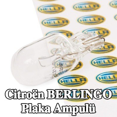 HELLA Plaka ampulü — Citroën Berlingo