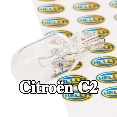 HELLA مصباح لوحة الأرقام — Citroën C2