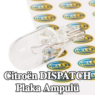HELLA Plaka ampulü — Citroën Dispatch