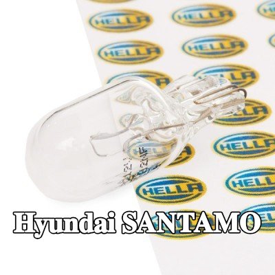 HELLA مصباح لوحة الأرقام — 1998 Hyundai Santamo