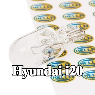 HELLA مصباح لوحة الأرقام — 2016 Hyundai i20