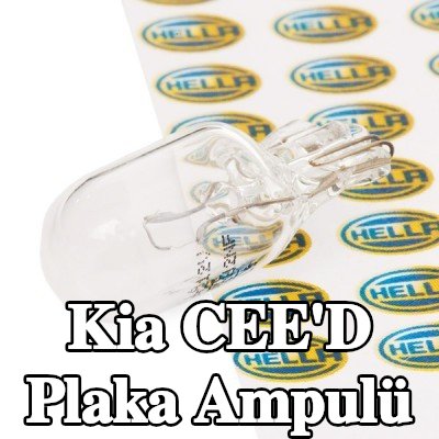 HELLA Plaka ampulü — 2016 Kia Cee'd