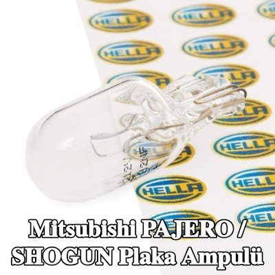 HELLA Plaka ampulü — 2002 Mitsubishi Pajero / Shogun