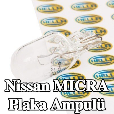 HELLA Plaka ampulü — Nissan Micra