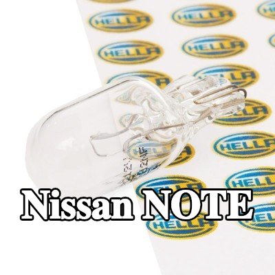 HELLA مصباح لوحة الأرقام — Nissan Note
