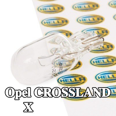 HELLA مصباح لوحة الأرقام — Opel Crossland X