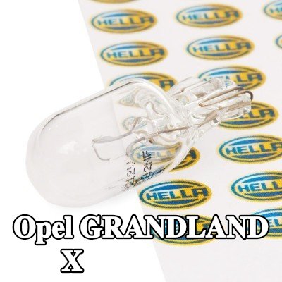 HELLA مصباح لوحة الأرقام — Opel Grandland X