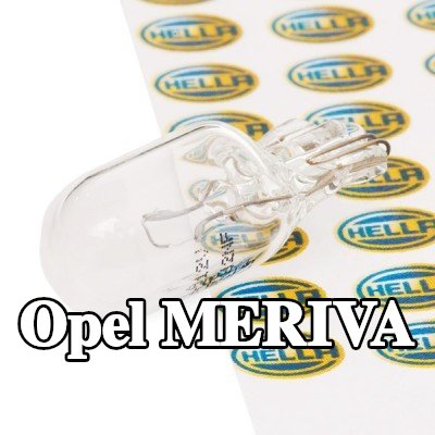 HELLA مصباح لوحة الأرقام — Opel Meriva