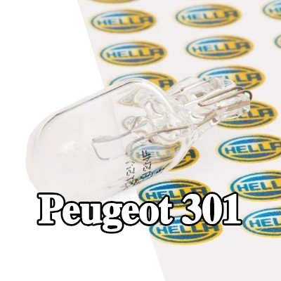 HELLA مصباح لوحة الأرقام — Peugeot 301