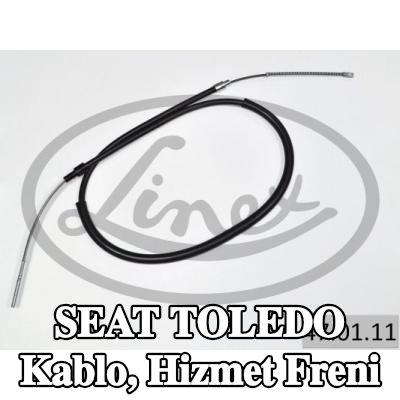 LINEX Kablo, hizmet freni — 1997 SEAT Toledo