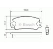 BOSCH Fren balatası seti 18mm — SEAT Marbella (5)