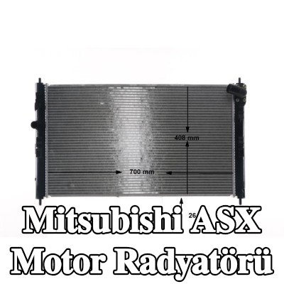 MAHLE Motor radyatörü — 2014 Mitsubishi Asx