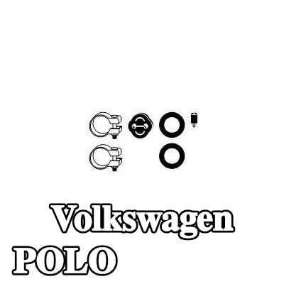 VEGAZ طقم تركيب العادم — 1990 Volkswagen Polo
