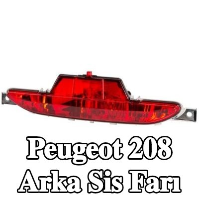 HELLA Arka sis lambası Orta, Alt, ampul ile, ampul tutuculu — Peugeot 208