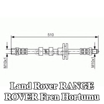 BOSCH Fren hortumu 481mm — 2002 Land Rover Range Rover