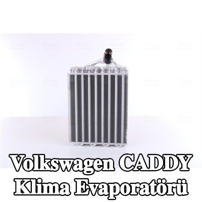 NISSENS Boru ile klima evaporatörü — 2002 Volkswagen Caddy