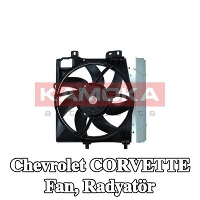 KAMOKA Fan, radyatör 340mm — 1997 Chevrolet Corvette