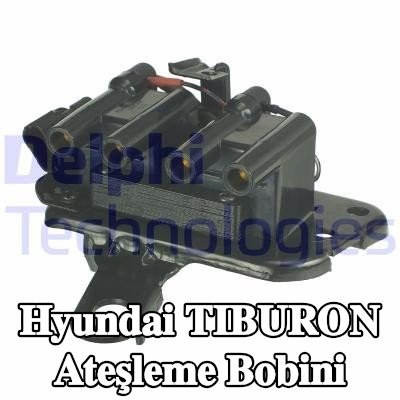 DELPHI Ateşleme bobini 3 pimli konektör, 12V — 2000 Hyundai Tiburon