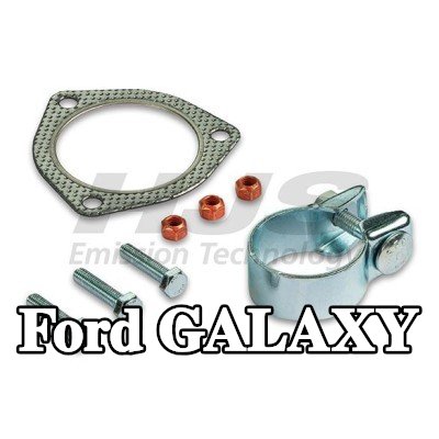 HJS طقم تركيب المحول الحفاز مع مشبك — 2002 Ford Galaxy