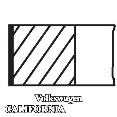 MAHLE مجموعة حلقات المكبس — Volkswagen California