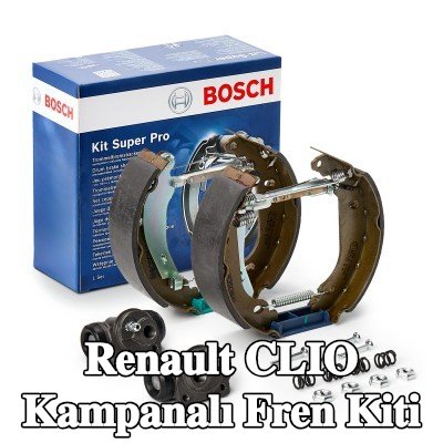 BOSCH Aksesuarları dahil tambur fren kiti, tekerlek fren silindiri ile — 1997 Renault Clio
