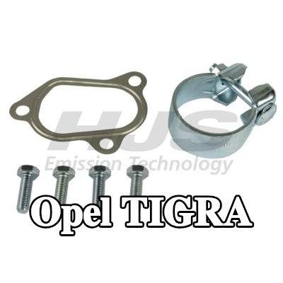 HJS مجموعة تركيب المحول الحفاز — Opel Tigra