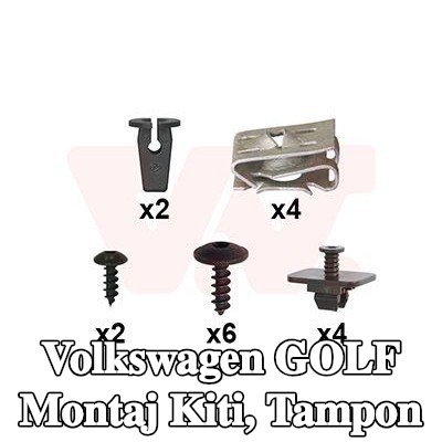 VAN WEZEL Montaj Kiti, tampon — 2016 Volkswagen Golf