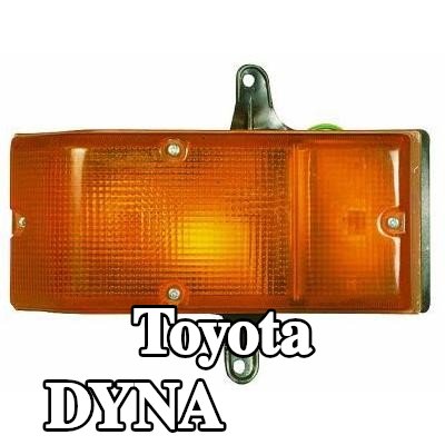 ABAKUS مؤشر جانبي للمصد, أمامي أيسر, مع لمبة — 1990 Toyota Dyna