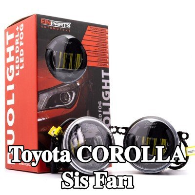 EINPARTS Sis Farı DUOLIGHT, Ön, H11, H8, LED, kablo seti ile, montaj kiti ile — 2002 Toyota Corolla