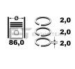 ET ENGINETEAM Piston segmanlı piston, soğutma kanallı, piston segman taşıyıcısı ile — Ford Ranger (3)
