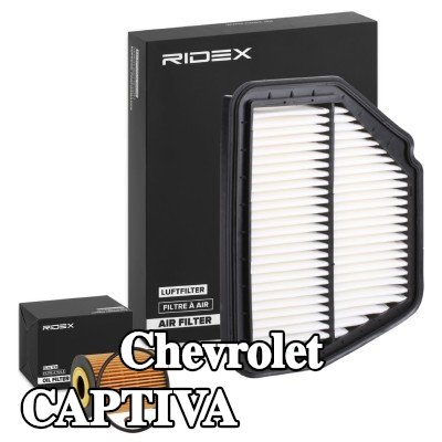 RIDEX مجموعة الفلاتر — 2008 Chevrolet Captiva